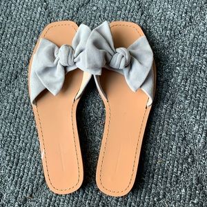 Something Navy Cici Bow Slides
